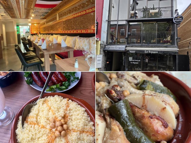 Au Coin Berbère Couscous et tajine à Montréal Menu
