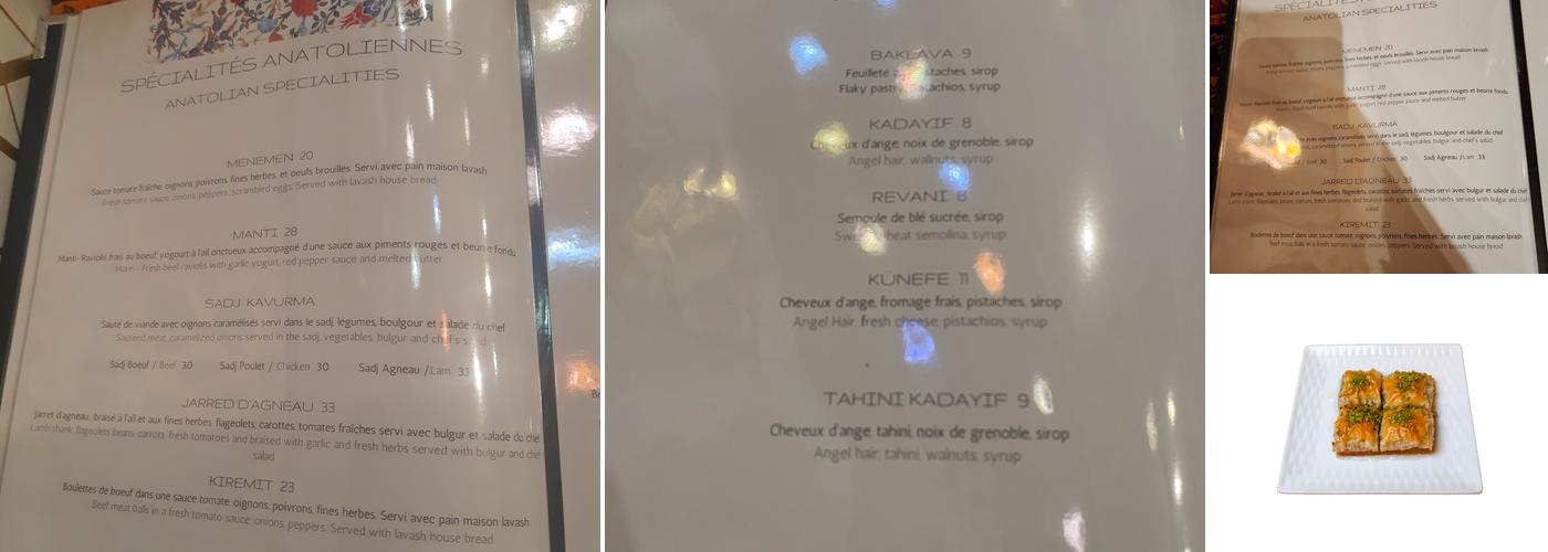 Avesta Menu