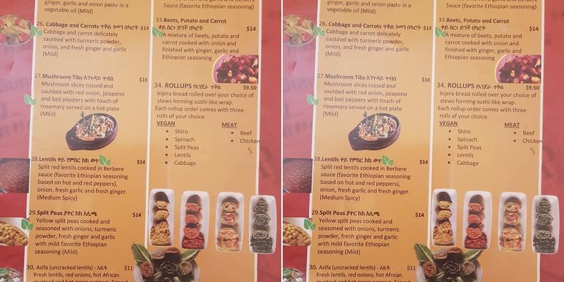 Marathon Restaurant Menu