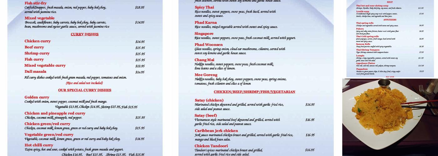 Village Of Thai Menu