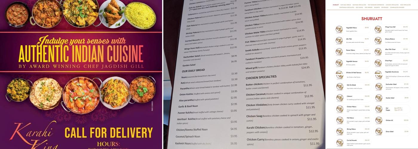 Karahi King Menu