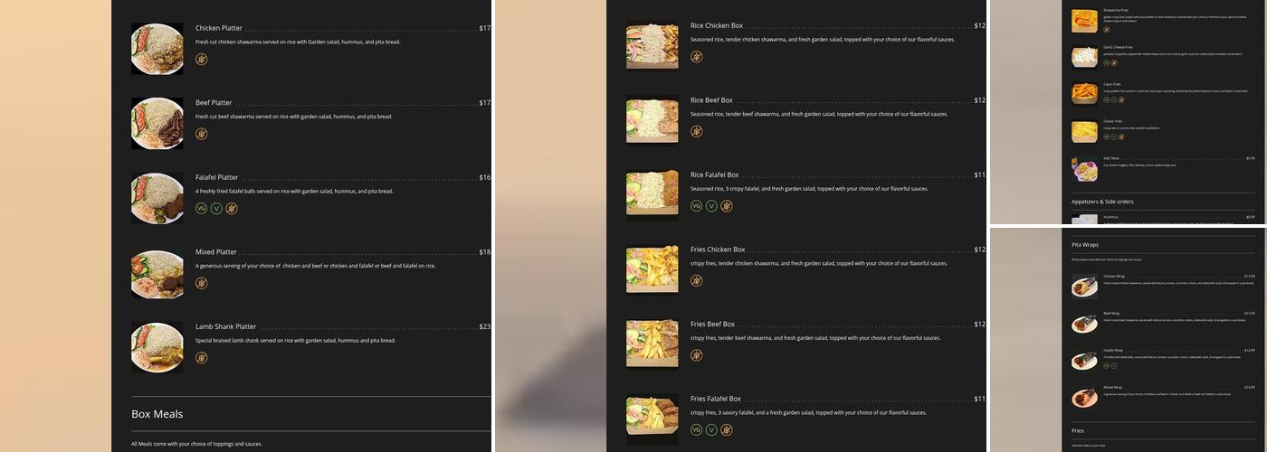 Rayhan Menu