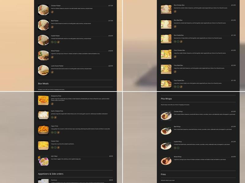 Rayhan Menu