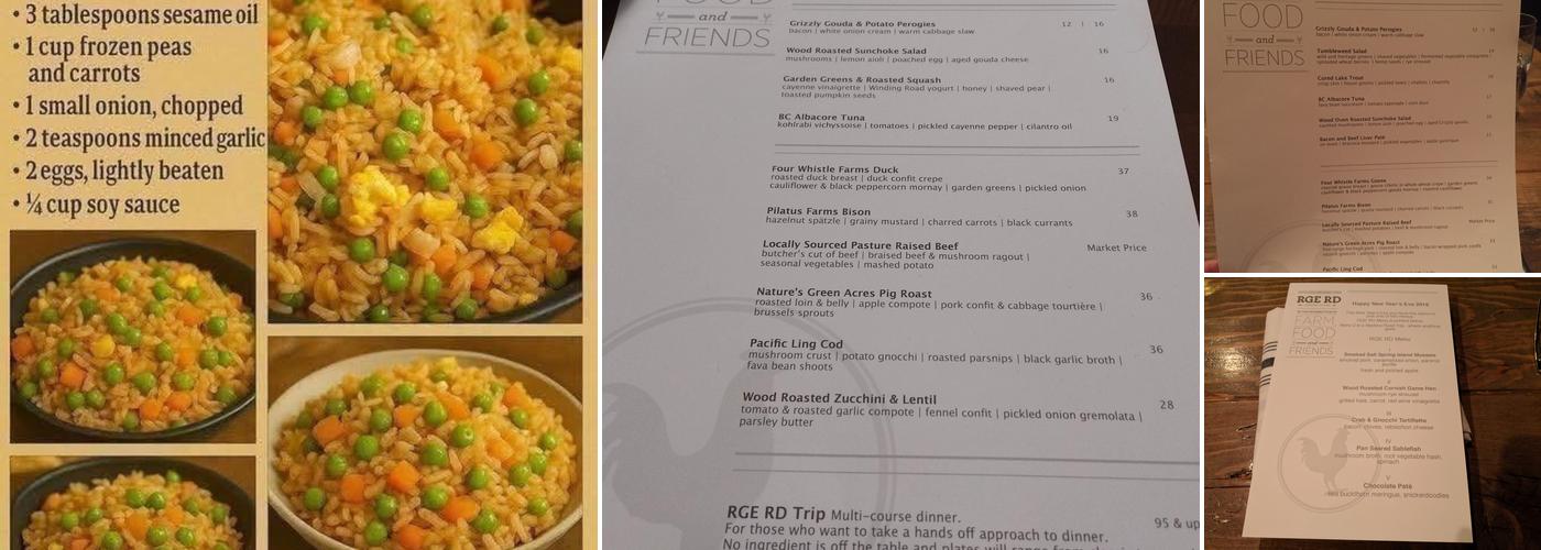 Rge Rd Menu