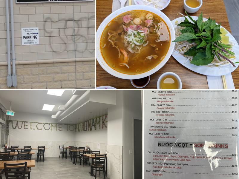 Pho Vietnam K&W Menu