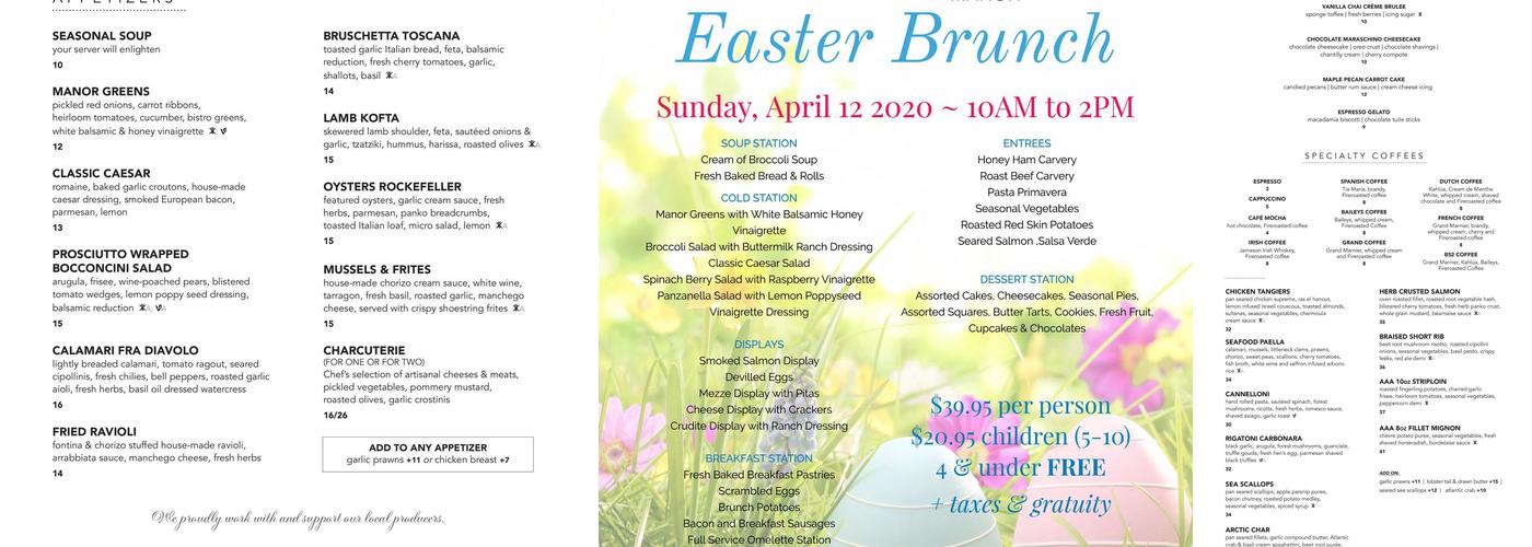 Restaurant Ninety One Menu