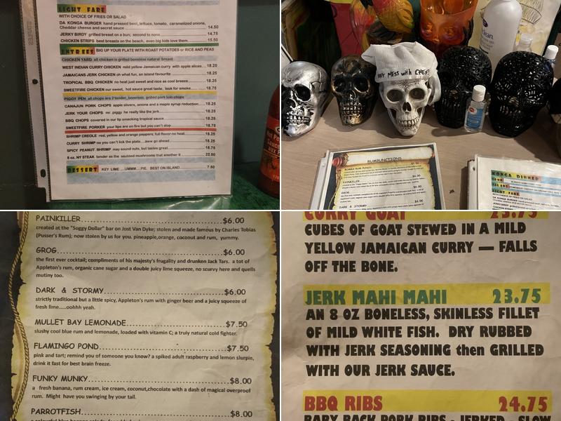 Konga Cafe Menu
