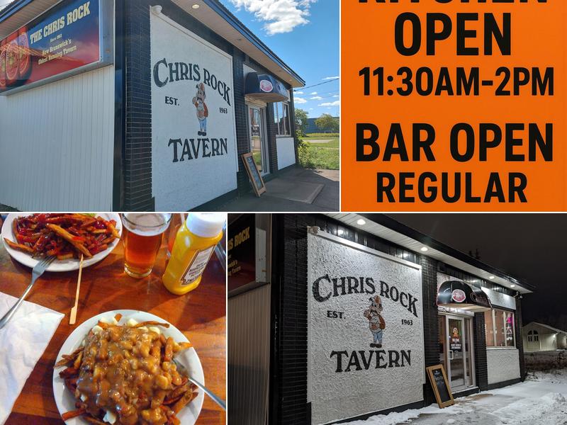 Chris Rock Tavern 48 Albert St, Moncton