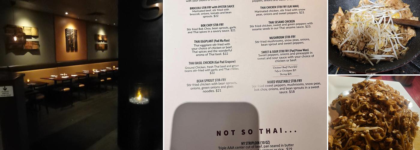 Splash Thai Cuisine Menu
