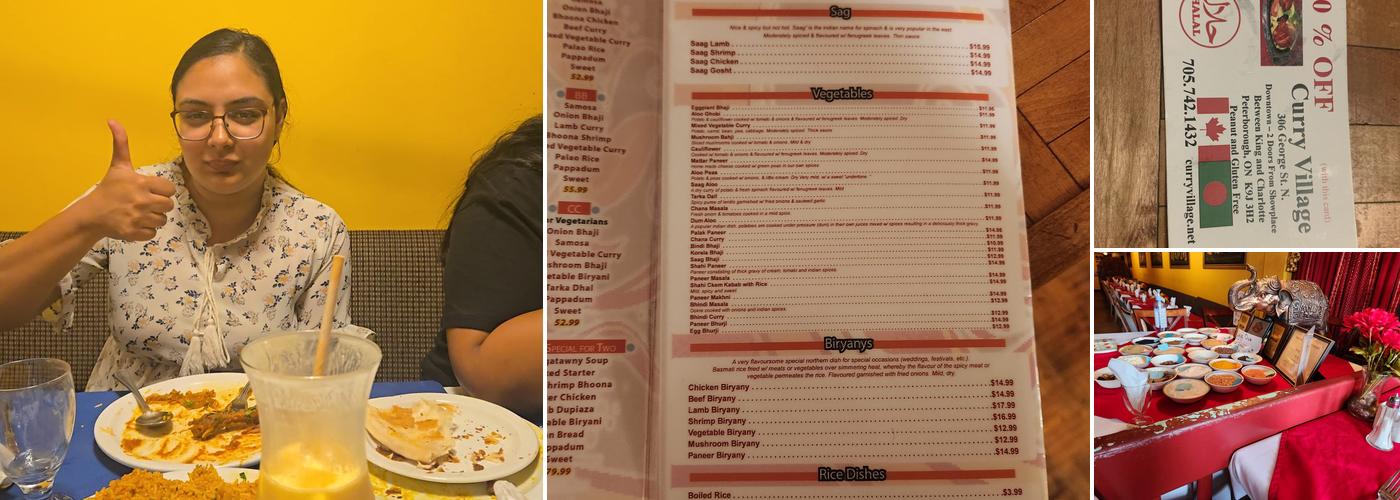 Curry Village Menu