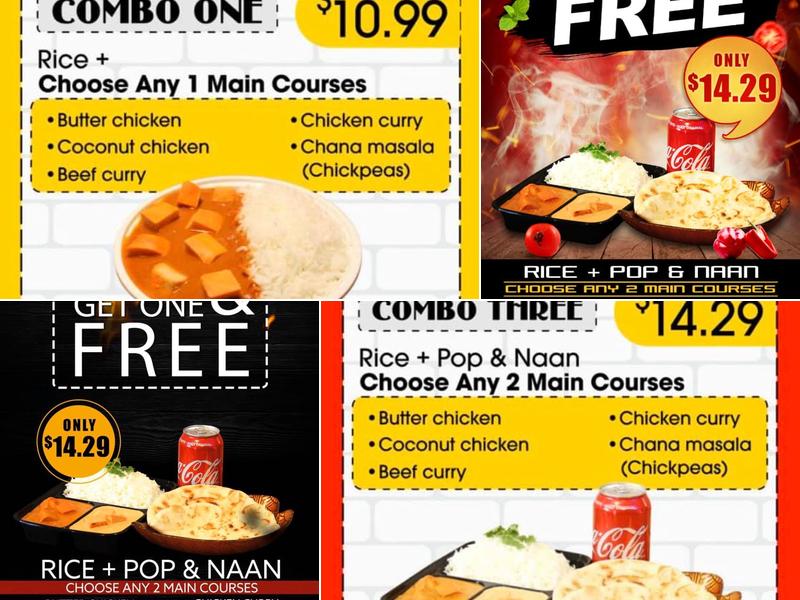 Tandoori Nation Restaurant Ltd Menu