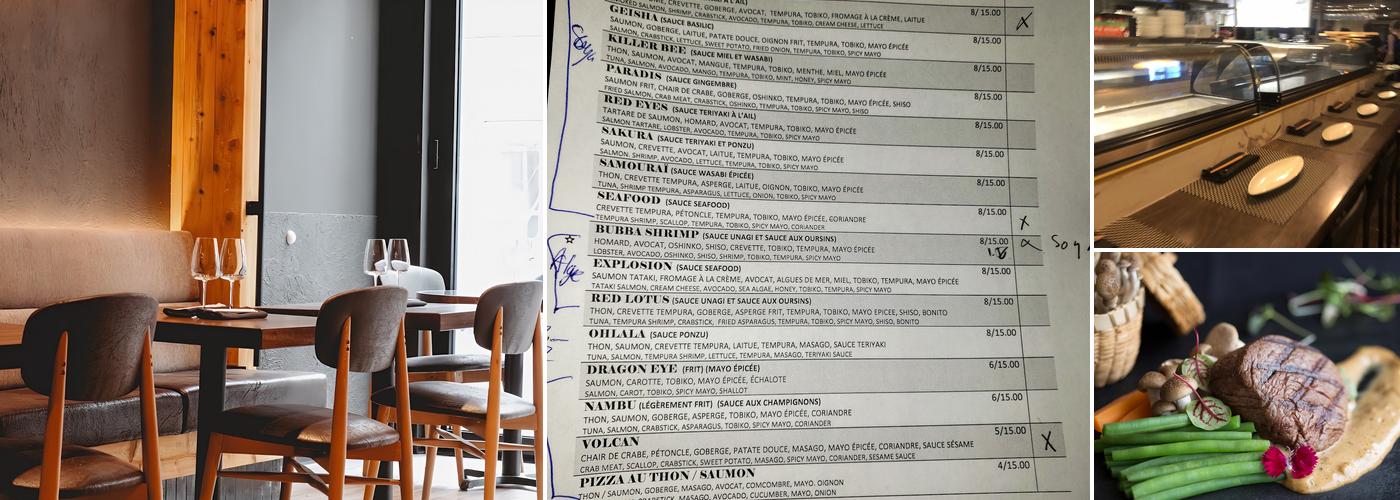 Restaurant Nambu Menu