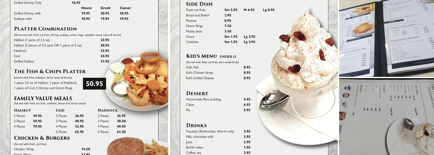 The Fish & Chips Menu