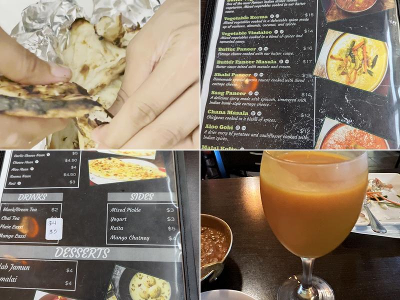 Himalayan Curry Menu