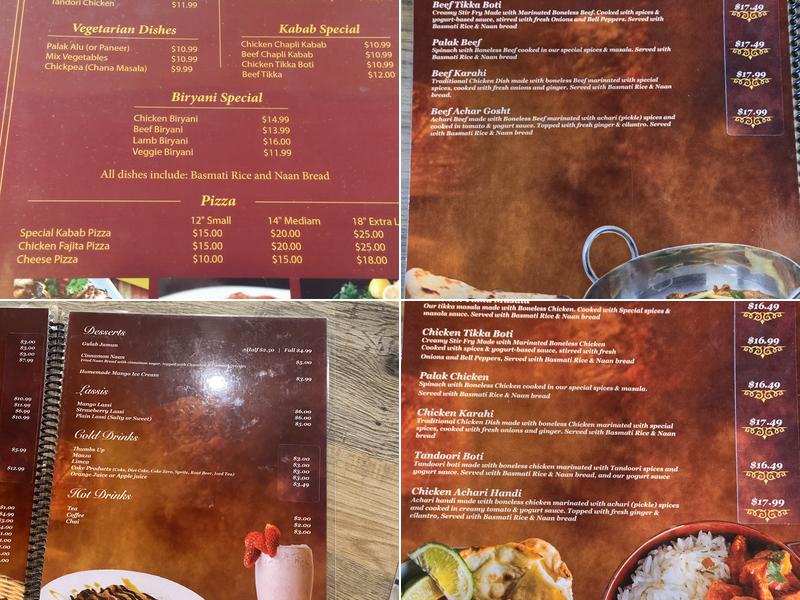Mian's Restaurant Menu