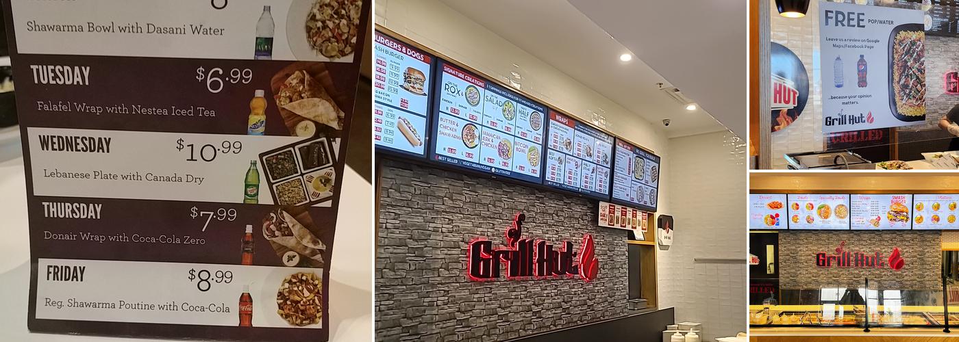Grill Hut Menu