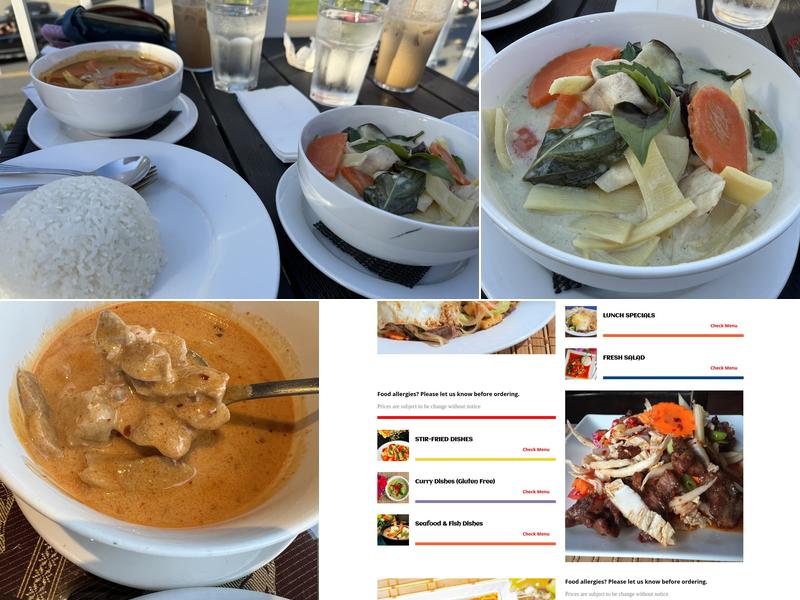 Baan Thai Restaurant Menu