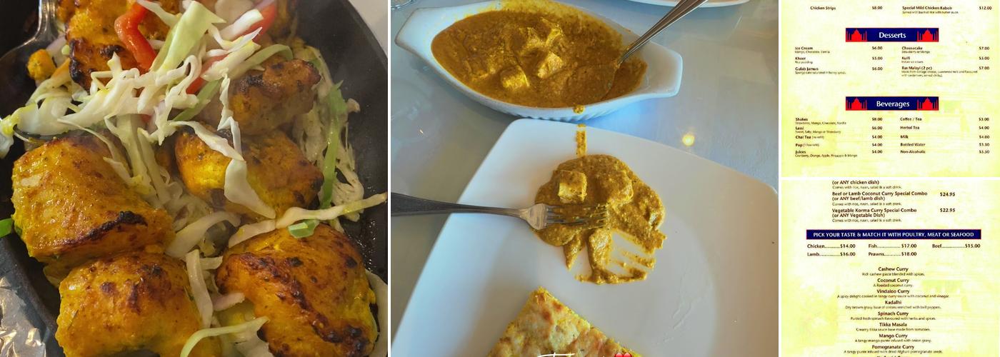 Manvirro's Indian Grill Menu