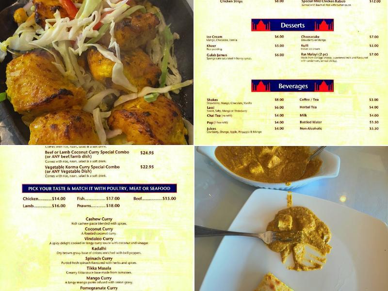 Manvirro's Indian Grill Menu