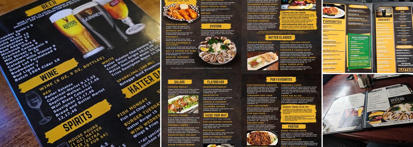 The Hatter Menu