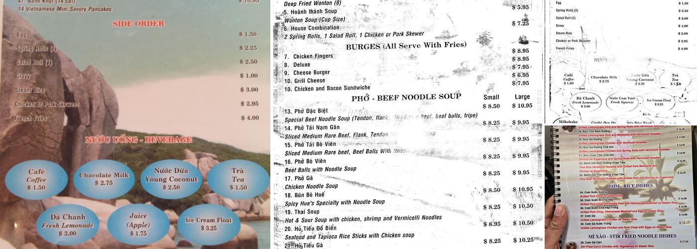 Pho 88 Restaurant Menu