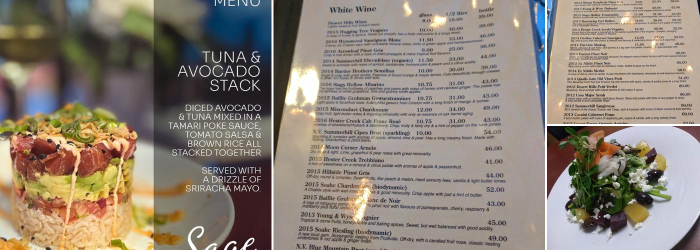 Sage Tapas & Wine Bar Menu