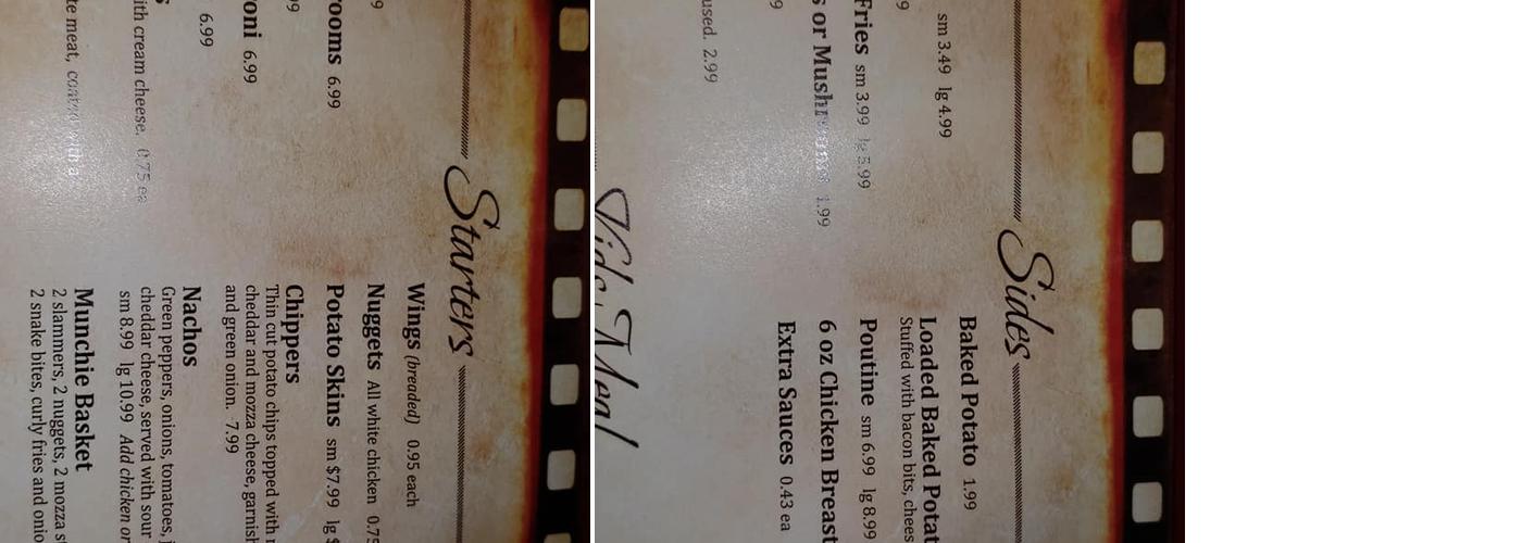 Teazer's Pub & Eatery Menu