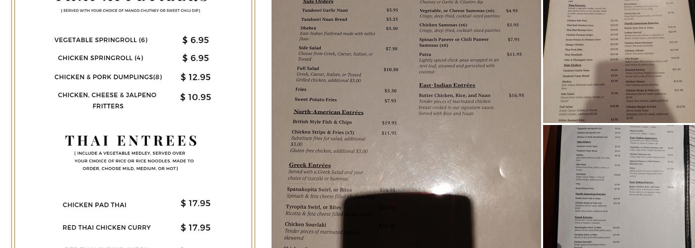 Masala Restaurant Menu