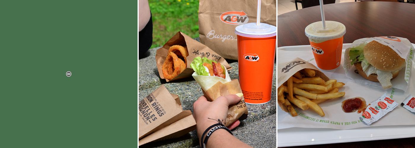 A&W Canada Menu