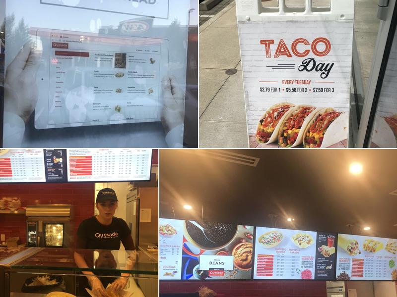 Quesada Burritos & Tacos Menu