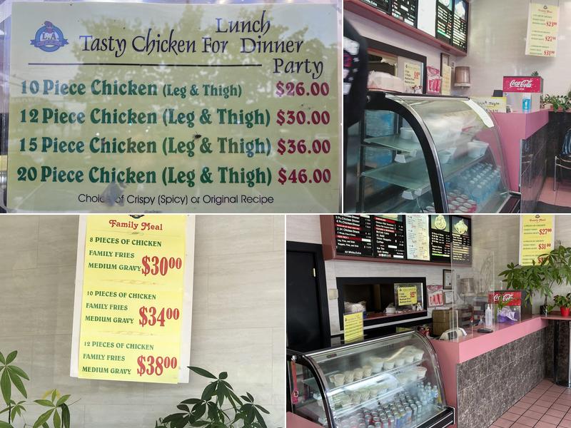 L.A. Chicken Menu