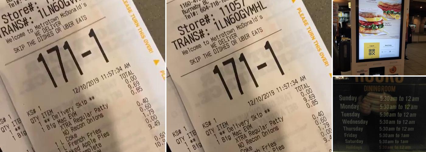 McDonald's Menu