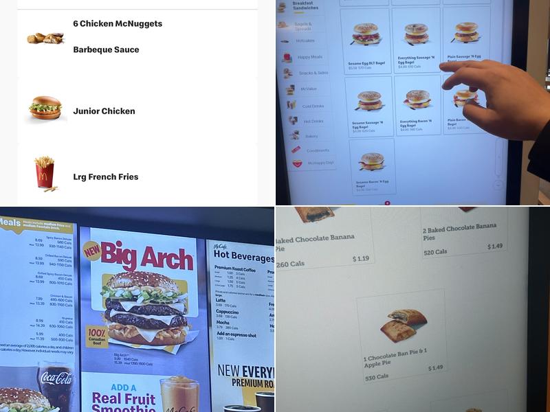 McDonald’s Menu