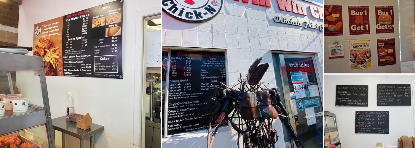 Win Win Chick-N Menu