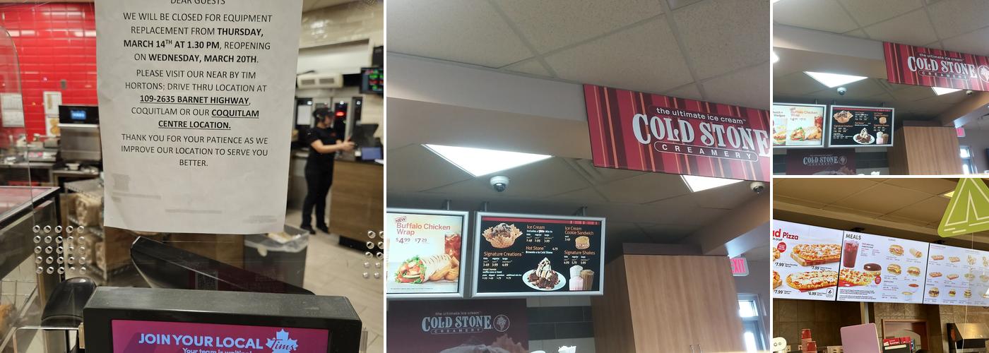 Tim Hortons Menu