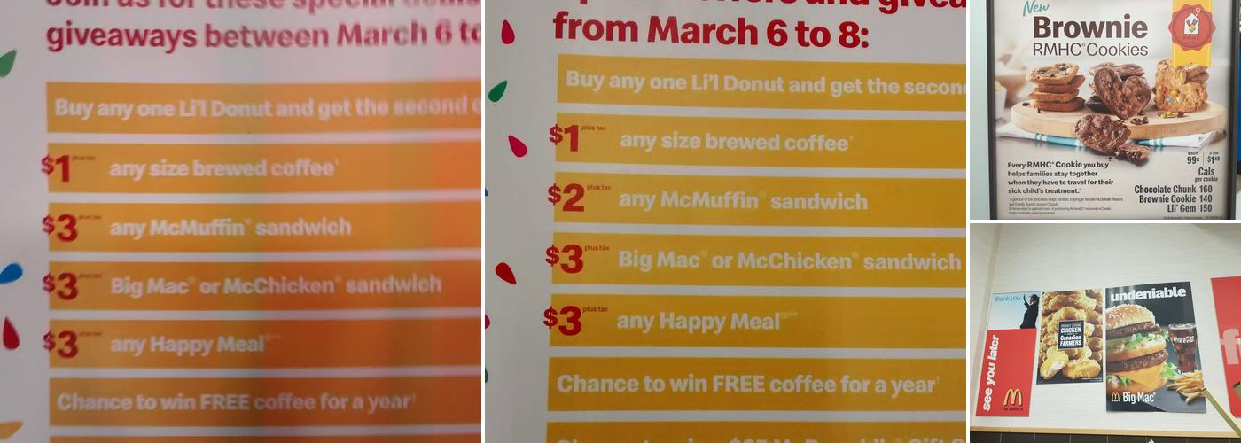McDonald's Menu