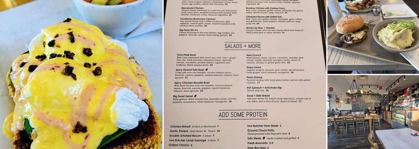 Big Feast Bistro Menu