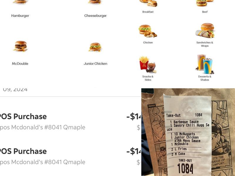 McDonald's Menu