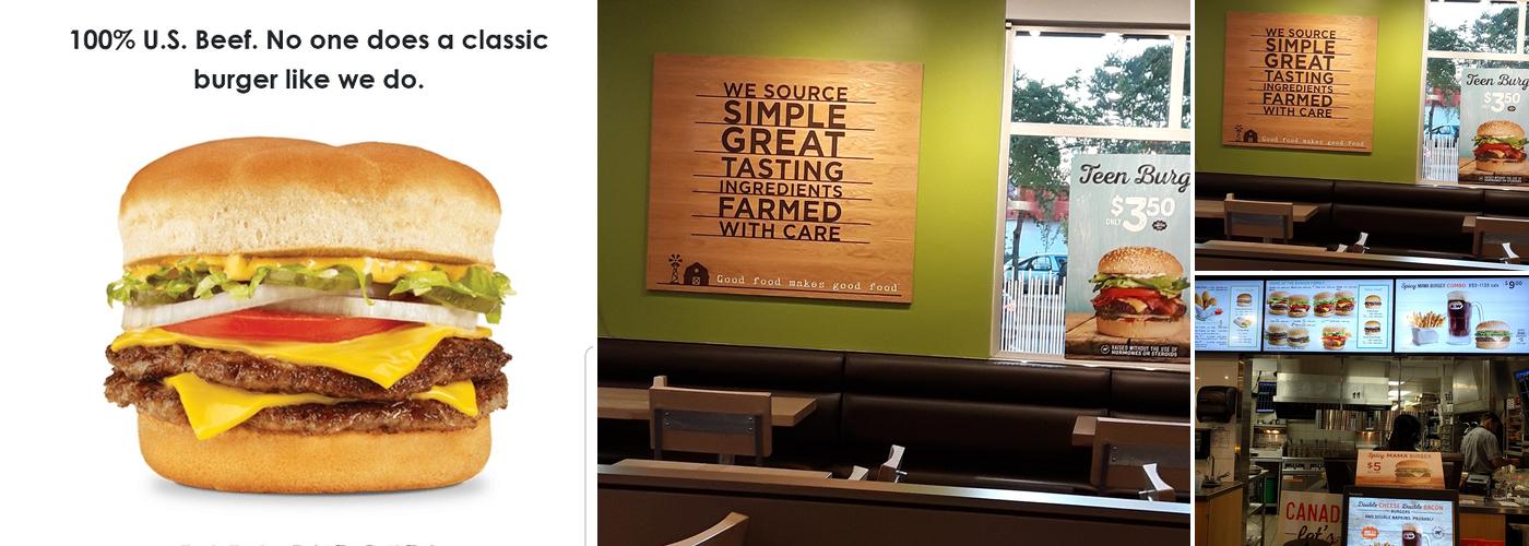 A&W Canada Menu