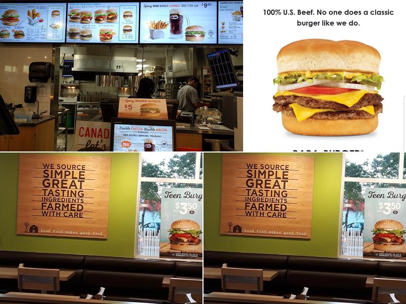 A&W Canada Menu
