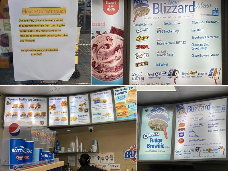 Dairy Queen Menu