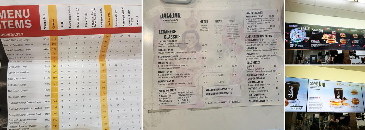McDonald's Menu