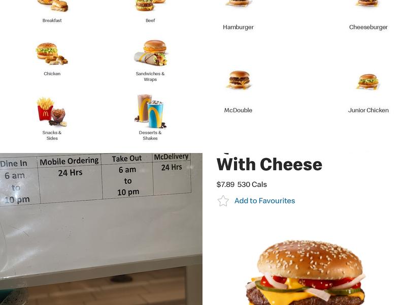 McDonald's Menu