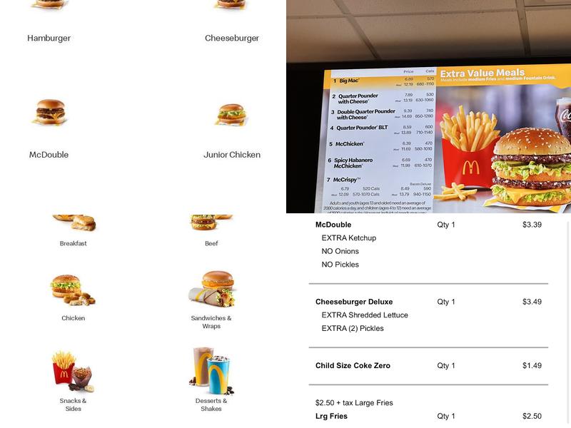 McDonald’s Menu