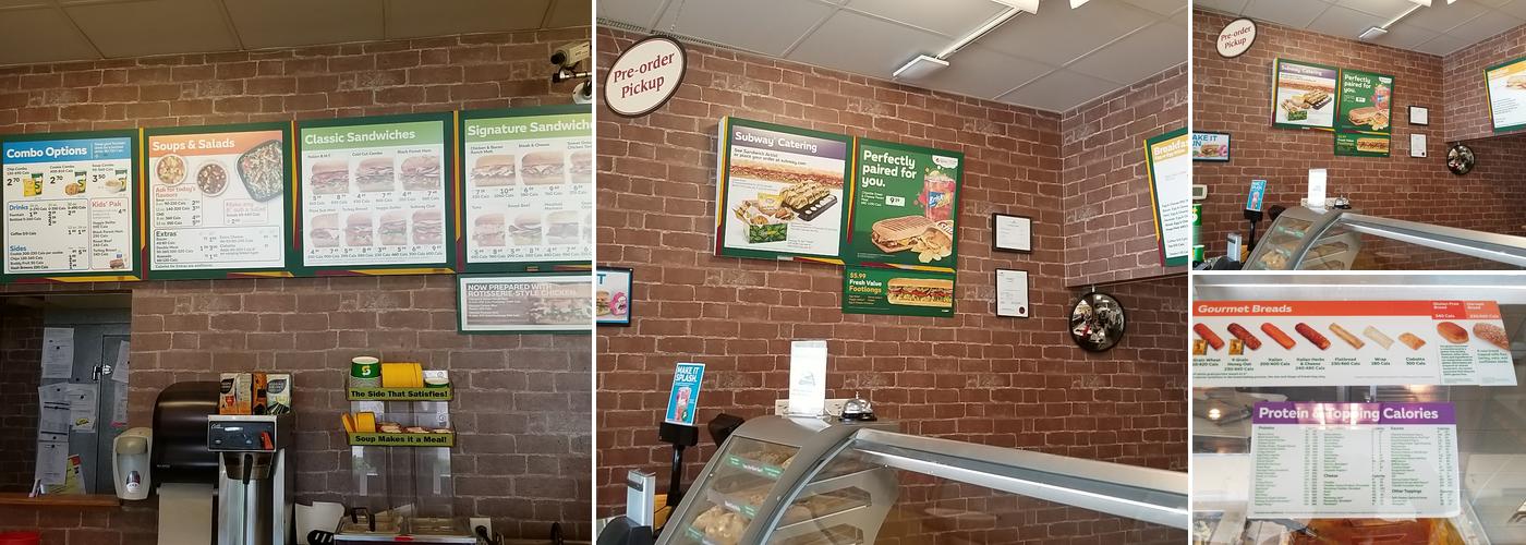 Subway Menu