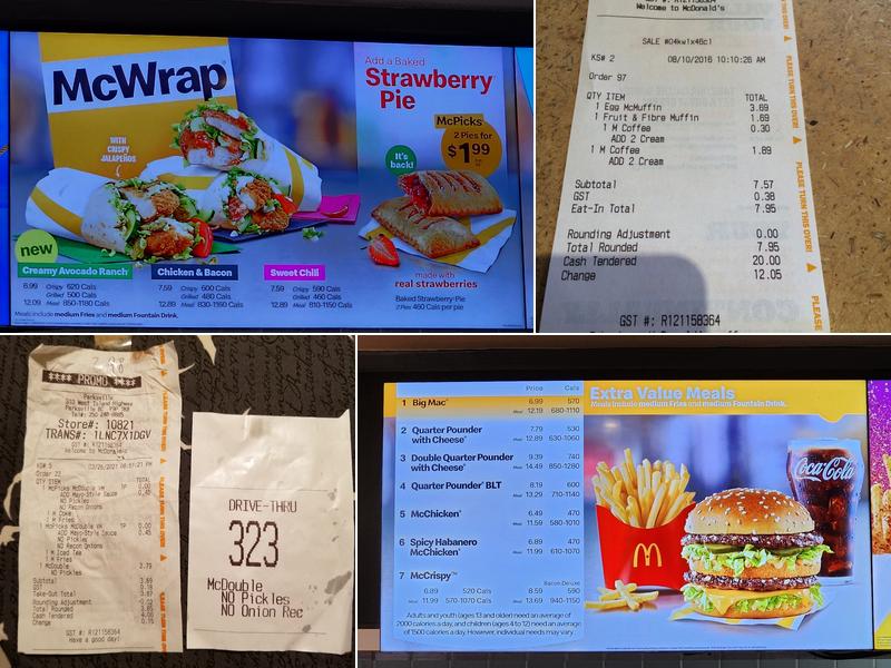 McDonald's Menu