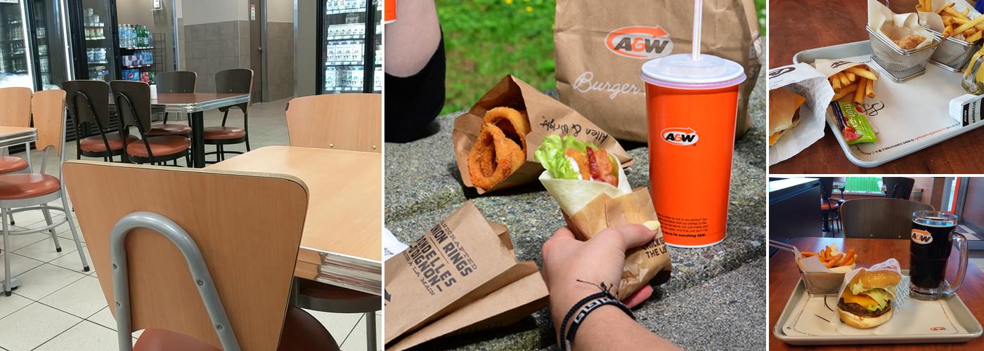 A&W Canada Menu