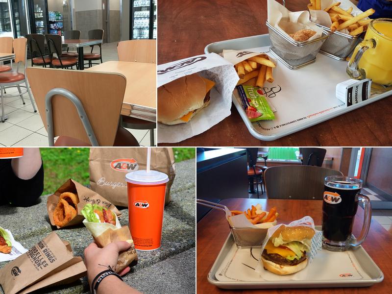A&W Canada Menu