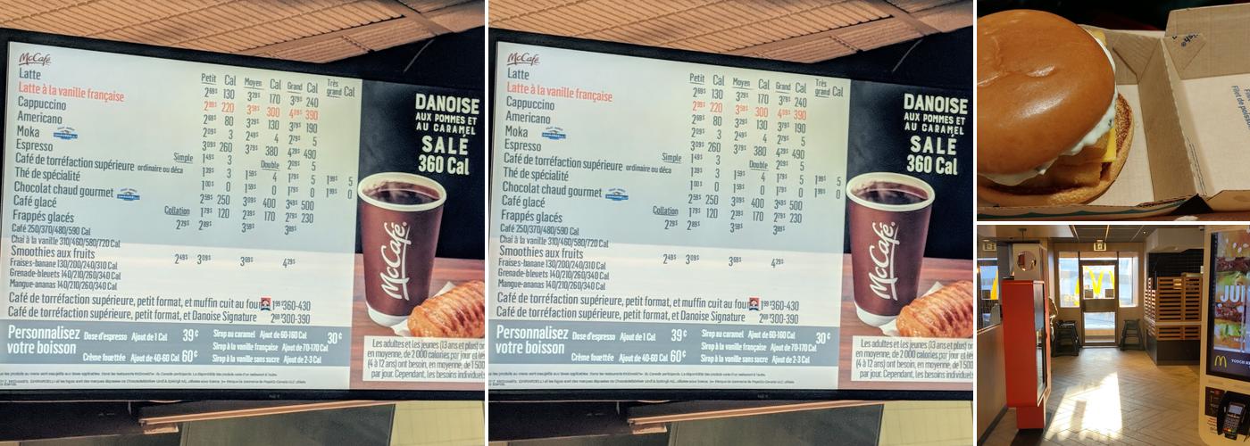 McDonald's Menu
