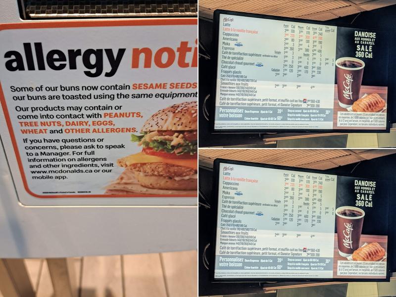 McDonald's Menu